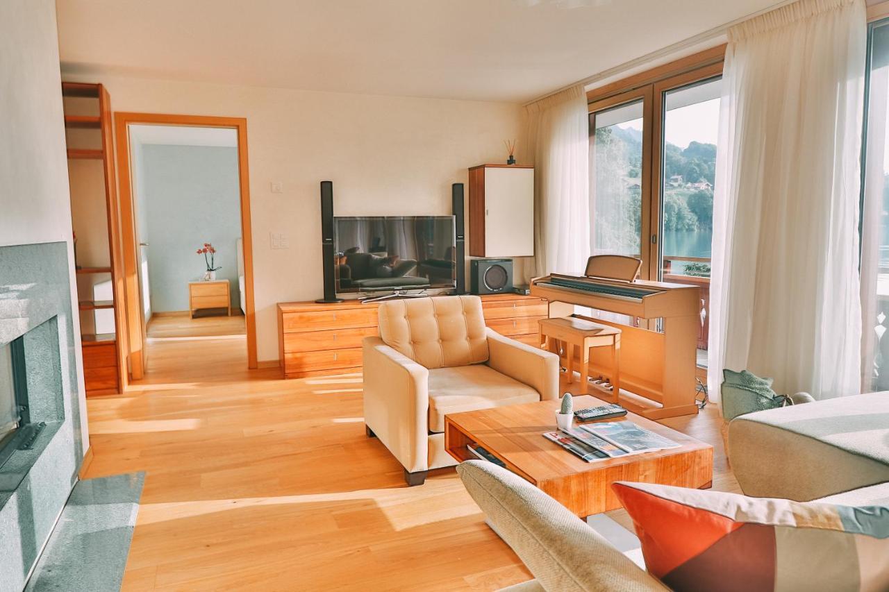Seehaus Lake View 3-Bedroom Apartment Iseltwald Ngoại thất bức ảnh