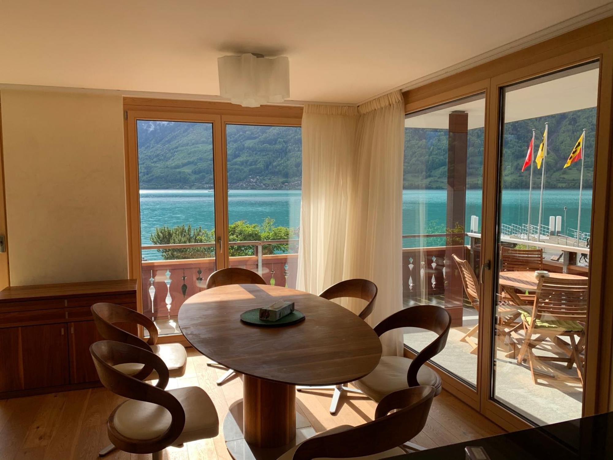 Seehaus Lake View 3-Bedroom Apartment Iseltwald Ngoại thất bức ảnh